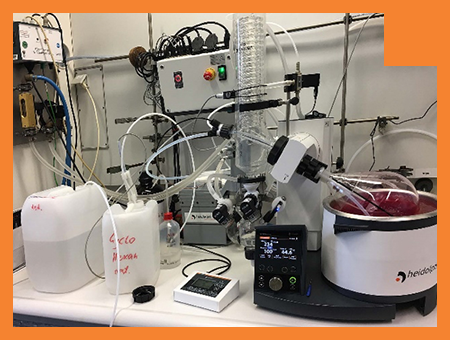 Verhoogde efficiëntie door automatisering bij het recyclen van oplosmiddelen