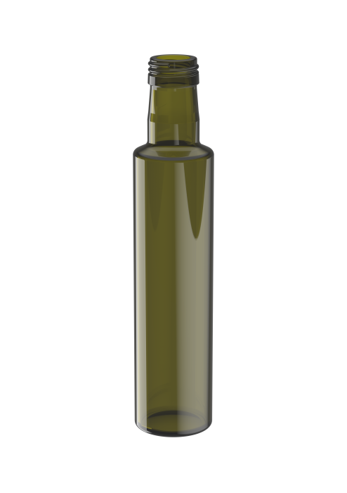 Glazen fles voor levensmiddelen