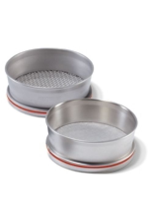 Fritsch rvs analysezeef ISO 200 x 50 mm maaswijdte 1,6 mm