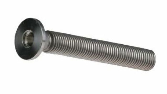 Vacuubrand metaalslang rvs 250 mm kleinflens DN16