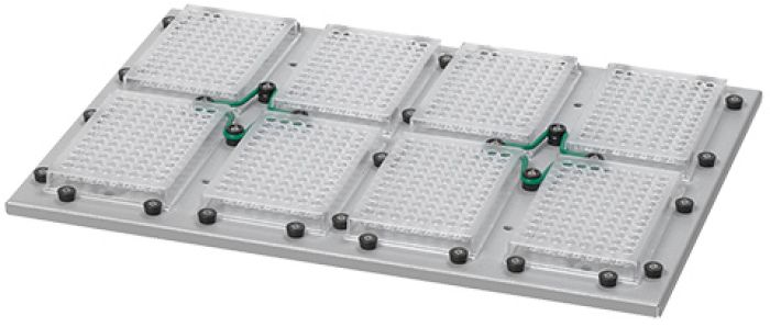 Edmund Bühler 0052 101 opzetplaat TiMix5 8 microtiterplaten