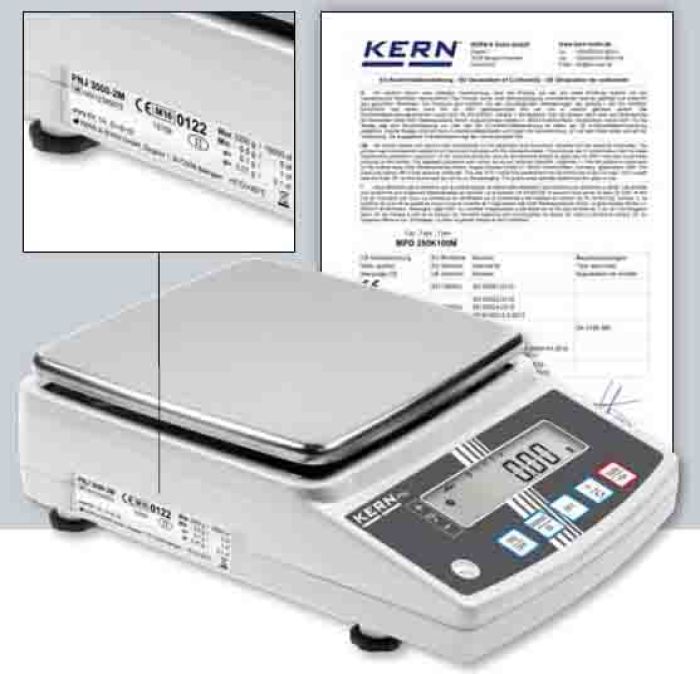 Kern 965-216 ijkcertificaat klasse II <=5 kg