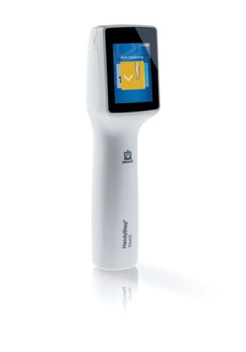 Brand Handystep touch handdispenser met oplaadstand wit