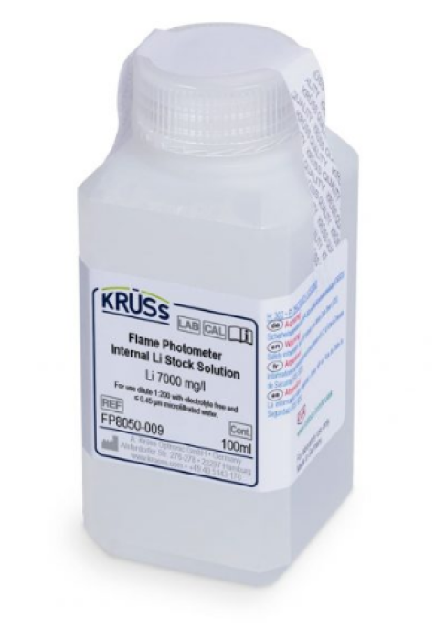 Krüss FP8050-009 referentievloeistof Lithium 7000 mg/l