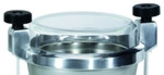 Fritsch zeefdeksel plexiglas 200 mm