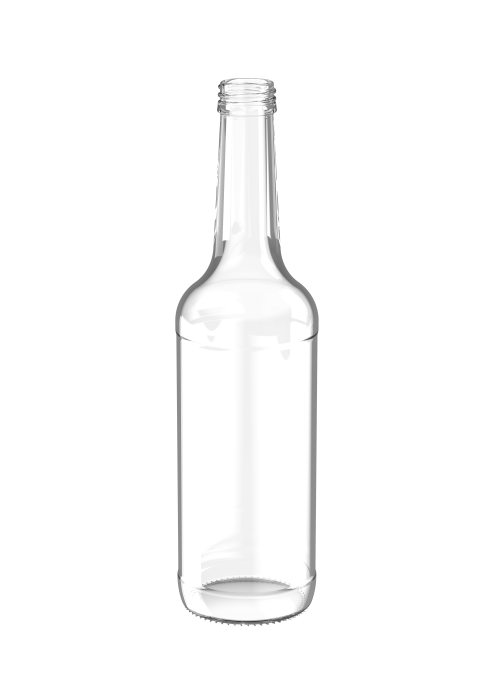 Glazen Geradehalsfles 500ml 