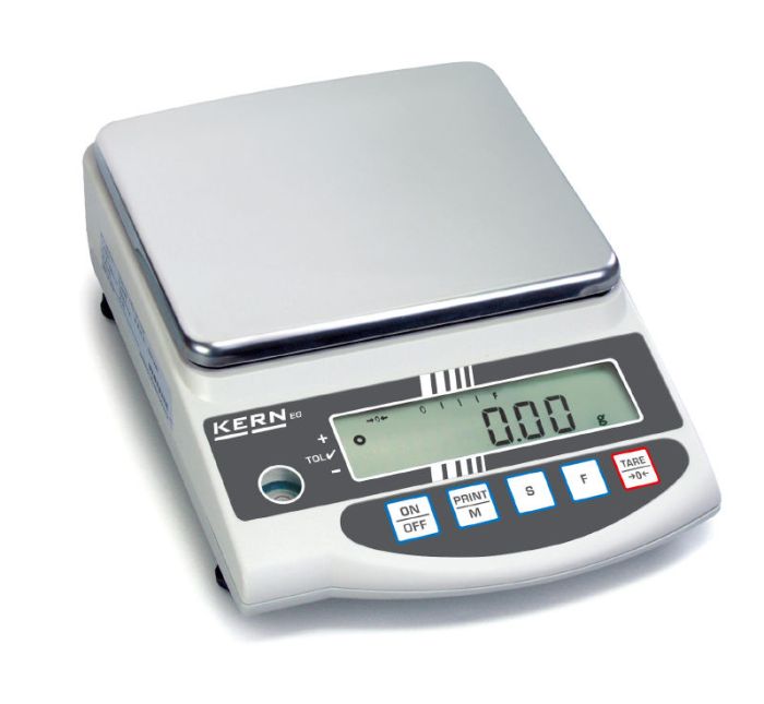Kern EW 2200-2NM bovenweger 2200g 0,01g plateau 180x160mm