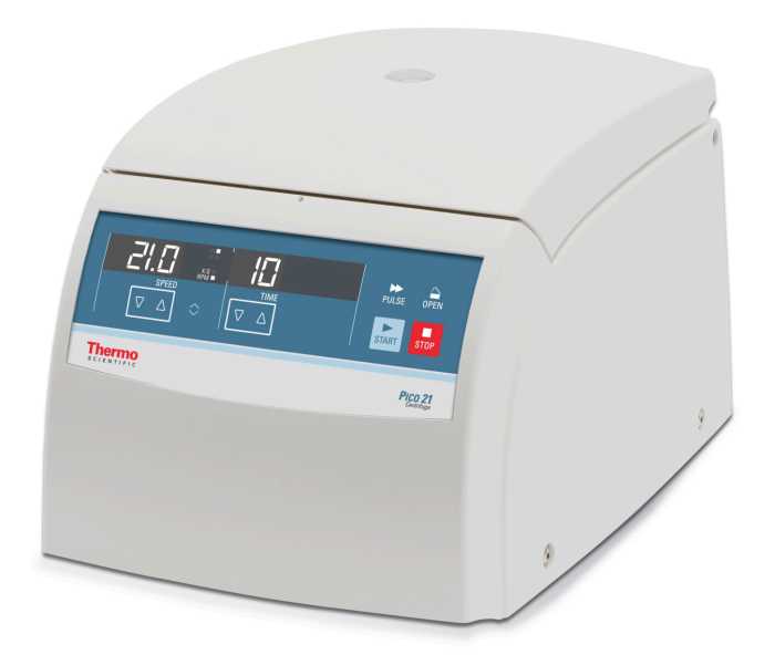 Heraeus Biofuge Pico21 tot 21.000g ongekoeld met 2 rotoren