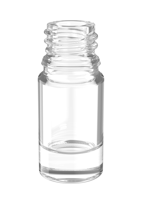 V2611 - 5ml Druppelfles DIN18 helder glas