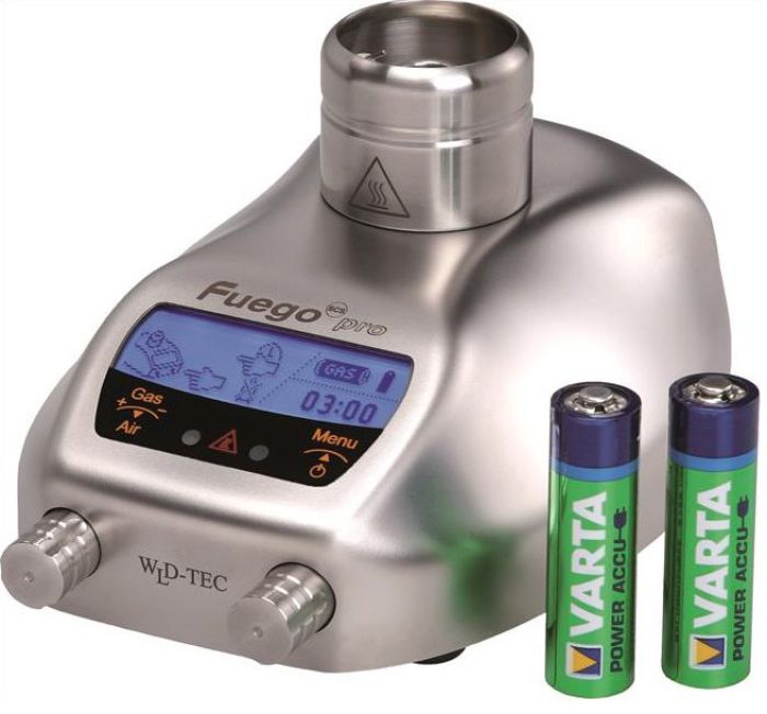 WLD-TEC Fuego SCS PRO gasbrander met IR-sensor/batterij