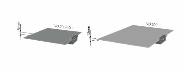 Memmert B00741 extra inlegblad voor VO200 & VO29 aluminium