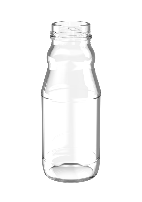 Glazen fles voor levensmiddelen