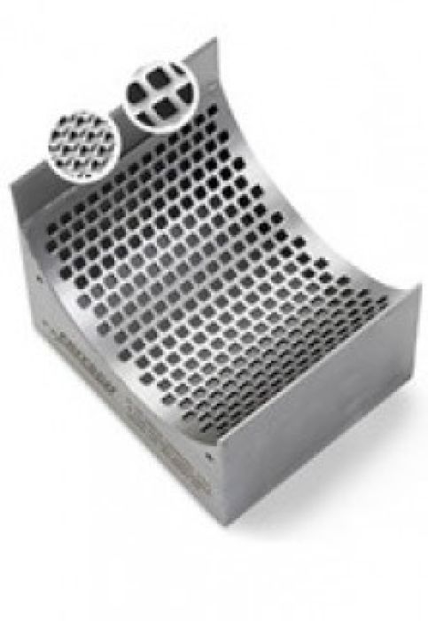 Fritsch zeefcassette met zeef 2 mm chroomvri staal P19