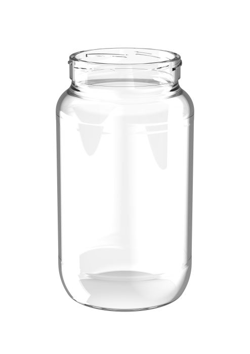 Glazen pot voor levensmiddelen