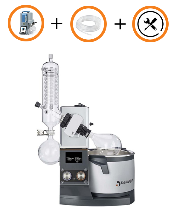 Heidolph Hei-VAP Core filmverdamper + pomp + installatie
