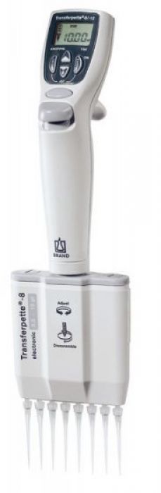 Brand Transferpette -8 electronic 10-200 µl digitaal