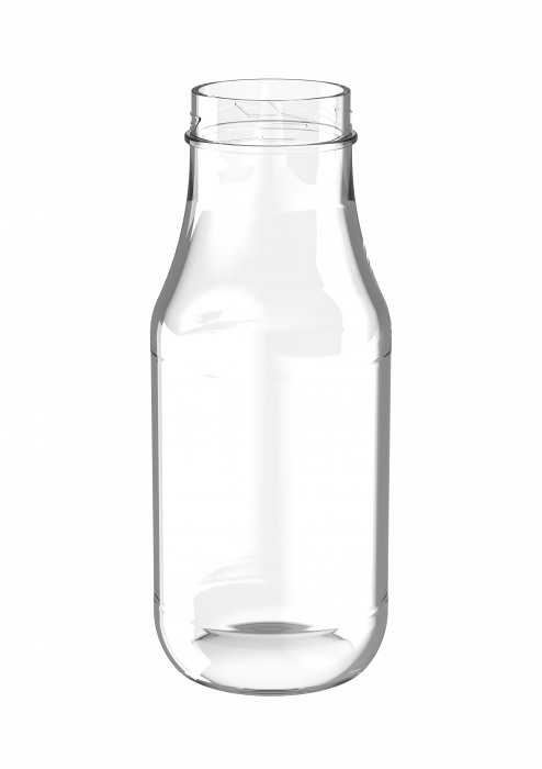 Glazen fles voor levensmiddelen