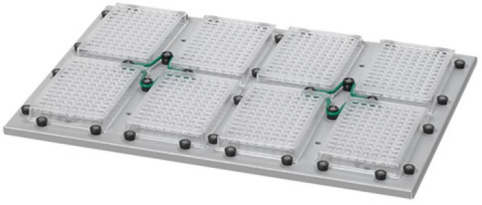 Edmund Bühler 0052 101 opzetplaat TiMix5 8 microtiterplaten