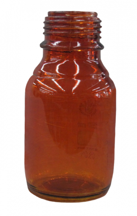 ANKOM 7128 fles 500 ml bruin gecoat voor RF systeem