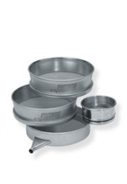 Fritsch zeefdeksel rvs voor 100 mm zeven Analysette 3