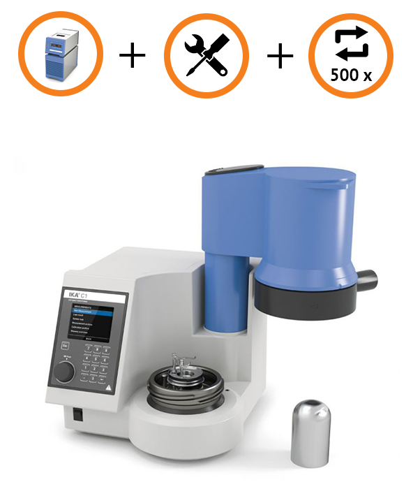 IKA C1 calorimeter + koeler + installatie + disposables