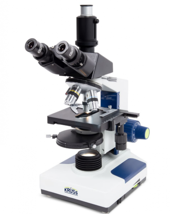Krüss MBL2000-T-PL-PH-LED trinoculaire doorlichtmicroscoop