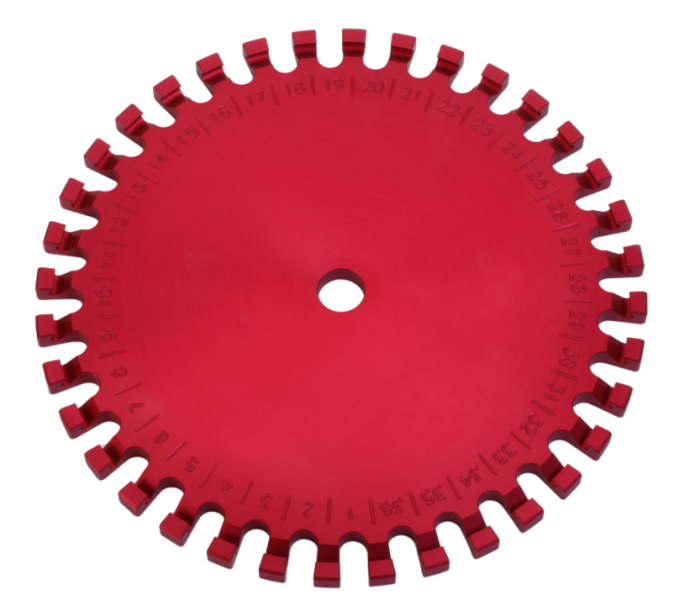 Funke & Gerber 3685 rotor voor maximaal 36 butyrometers