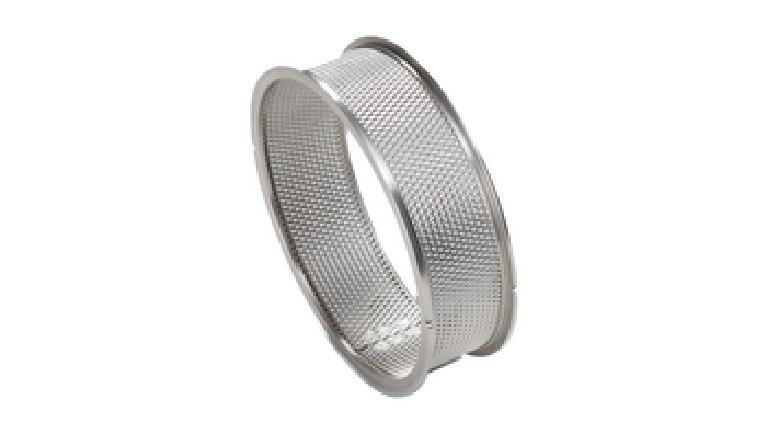 Fritsch RVS zeefring 0,12 mm slagrotor Pulverisette 14 Prem.
