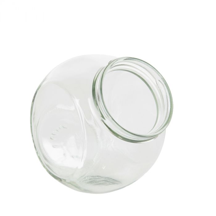 Kleine glazen snoeppot