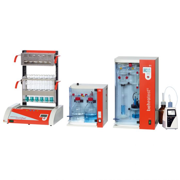 Behr ASE-IR premium set Kjeldahl stikstof bepaling 6 pos.