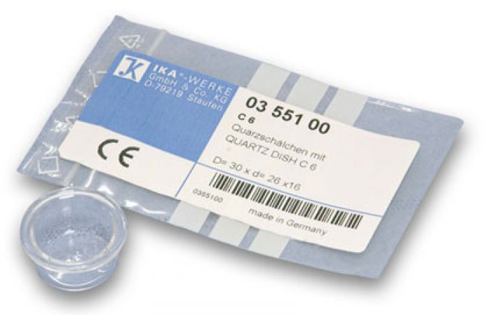 IKA C6 quarts verbrandingkroes groot