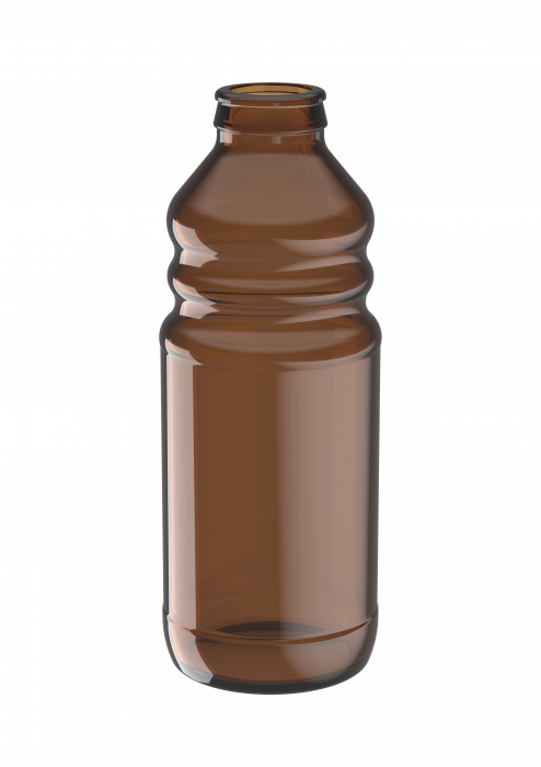 Glazen fles voor levensmiddelen