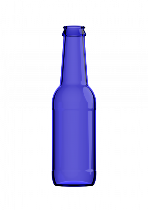 V3515 verpakkingsglas blauw