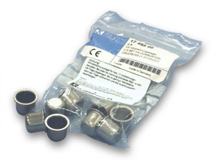 IKA C5 verbrandingskroes RVS