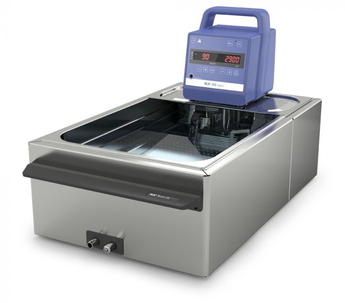 IKA ICC Basic pro 20 inhangthermostaat met RVS bad 20 ltr
