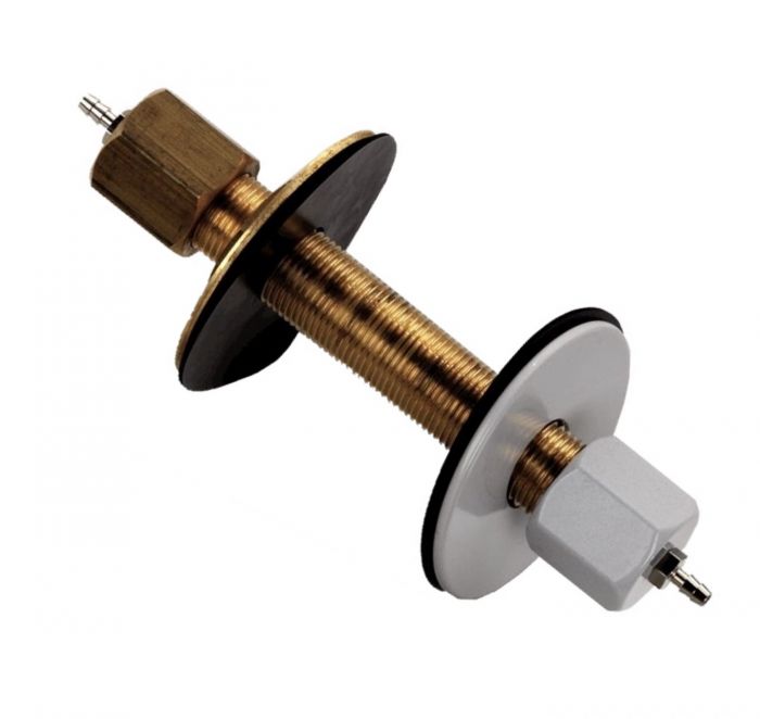 Slangaansluiting voor slang diam. 3 mm, voor in zijwand
