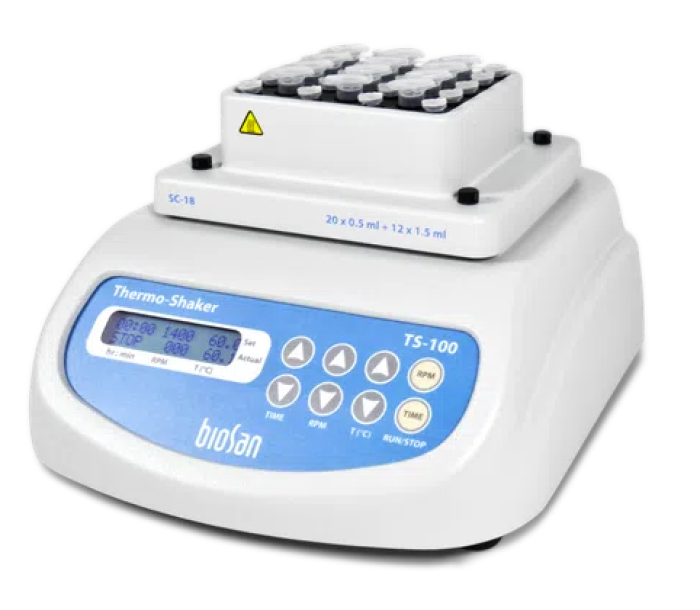BioSan TS-100 Thermoschudder microtubes KT tot 100°C