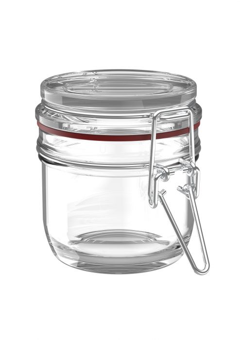 Glazen pot voor levensmiddelen