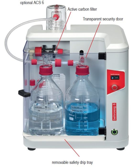 Behr Behrsog 6 Kjeldahl scrubber unit