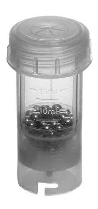 IKA BMT-20-S-M buis UTTD 15ml met rvs kogels steriel 20 st.