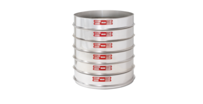 Fritsch analysezeef ISO 400 mm, maaswijdte 63 mm