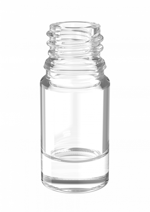 V2611 - 5ml Druppelfles DIN18 helder glas