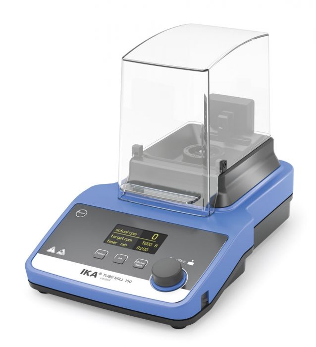 IKA Tube Mill 100 control maalmolen dispos. maalkamers 100ml