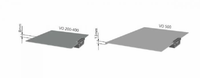 Memmert B00734 extra inlegblad voor VO400 & VO49 RVS