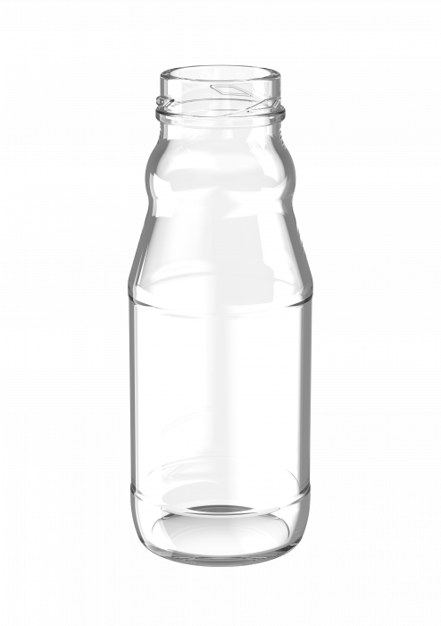 Glazen fles voor levensmiddelen