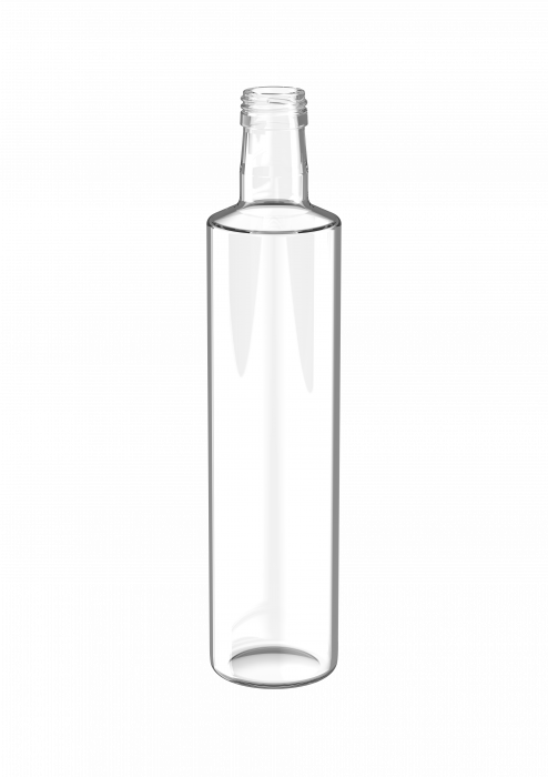 Glazen fles voor levensmiddelen