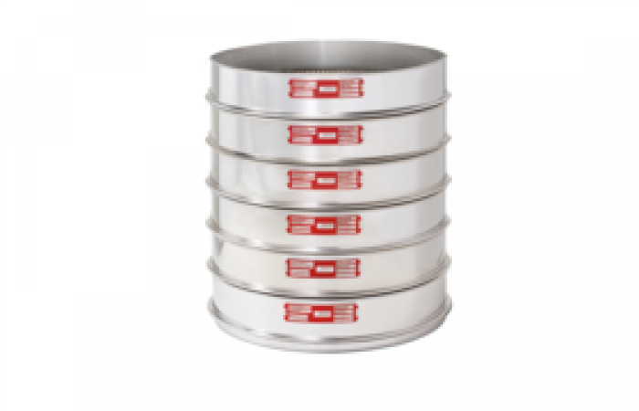 Fritsch analysezeef ISO 400 mm, maaswijdte 18 mm