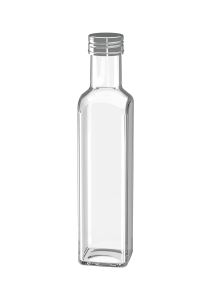 Glazen fles voor levensmiddelen