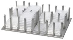 Edmund Bühler 0052 125 opzetplaat TiMix5 48 microtiterplaten