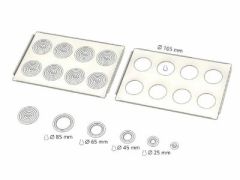 Memmert B48808 vlakdeksel voor baden 17 & 23l met ringensets